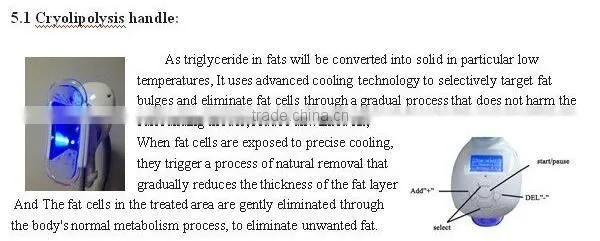 RF cavitation cryo lipo laser slimming instrument