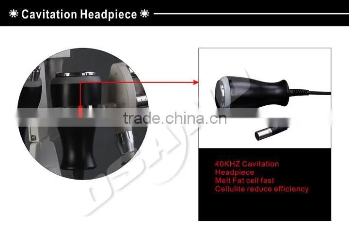 Weight Loss Feature Vacuum Cavitation slimming vacuum cavitation rf diobe laser