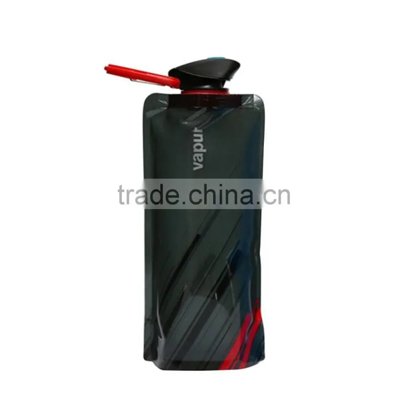 Stand up water pouch with spout and pull-puch top/foldable spout drinking water pouch/ water packaging bags