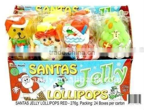 Handmade jelly lollipop candy