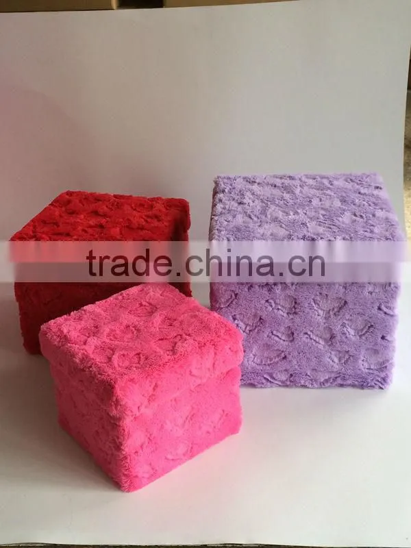 various colors and designs fabric storage box wholesale