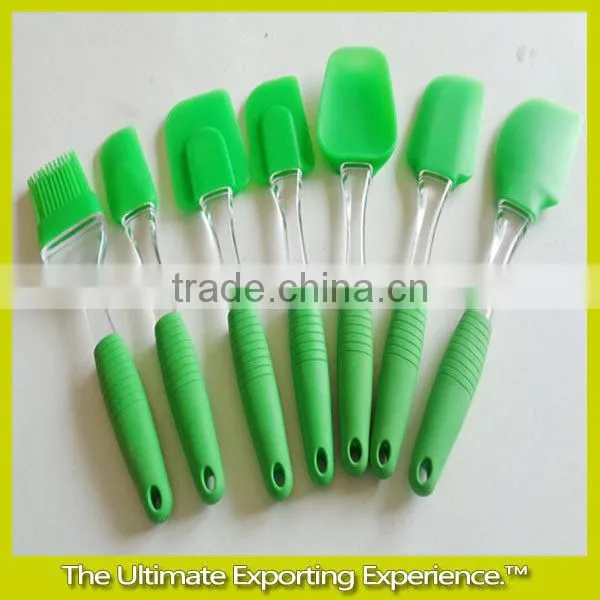 silicone butter scraping,Colorful silicone kitchen utensils scraping butter