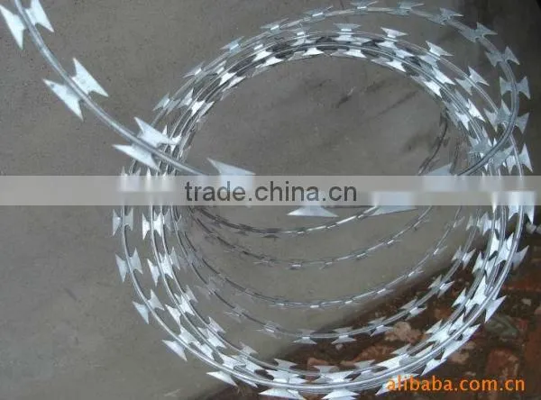 Stainless steel concertina wire for high security