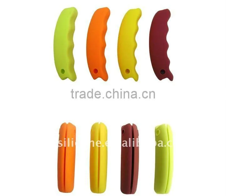 Silicone bag carrier holder