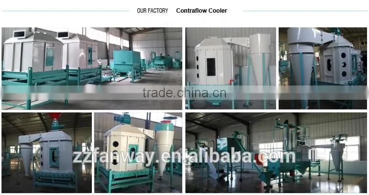 2016 new products cooling machine for floating fish feed pellet