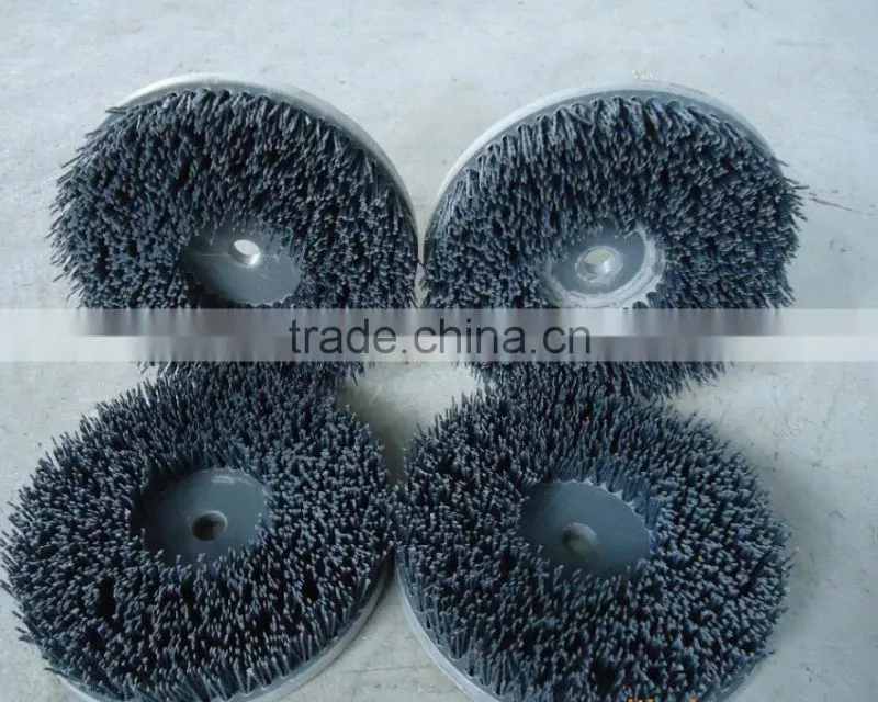 special abrasive nylon disc brush for for cleaning, polishing, deburring