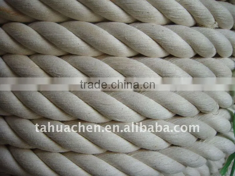 3 strands cotton twist rope