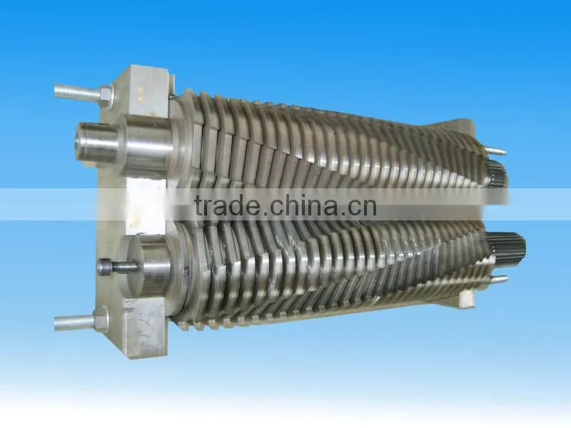 80 x 80 x 40mm single shaft shredder rotor blades