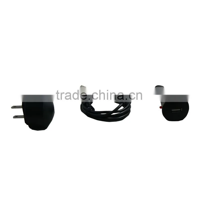 3 in 1 usb charger cable + car charger + home charger / wall charger kit for Amazon Kindle Fire Tablet (US)