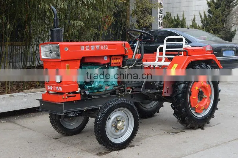 basic and big Series Tractor18HP-24HP, 4x2wd, farm tractor with trailer