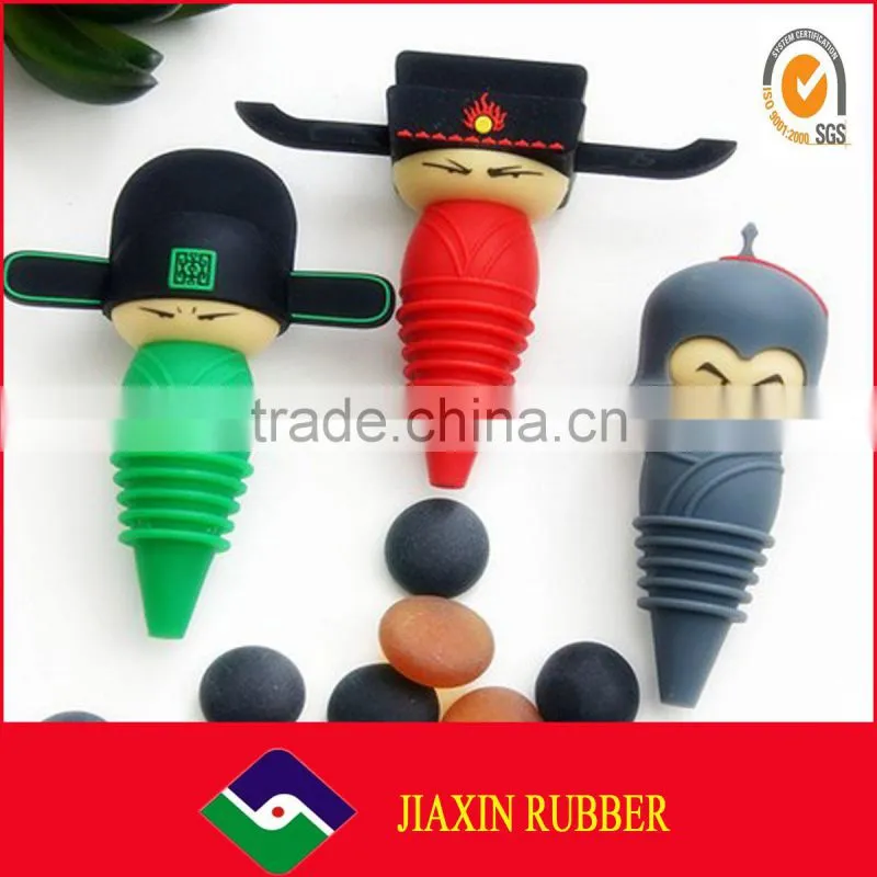 wholesales fashioned animal shape bottle stopper