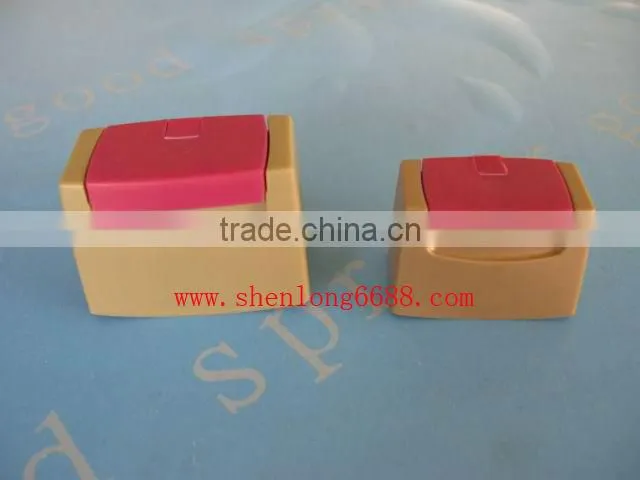 Shampoo plastic cap square cap