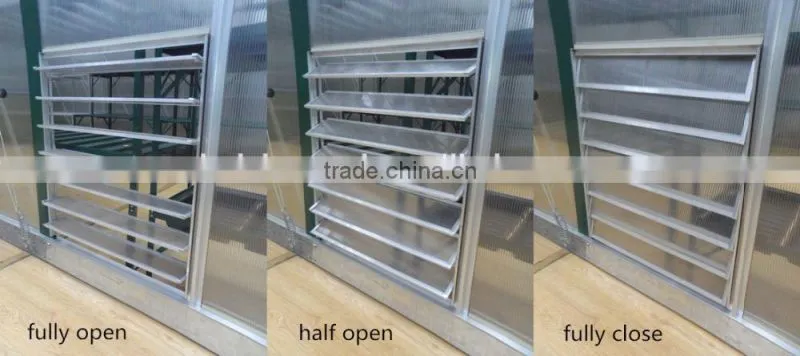 New design greenhouse aluminum window vent louver