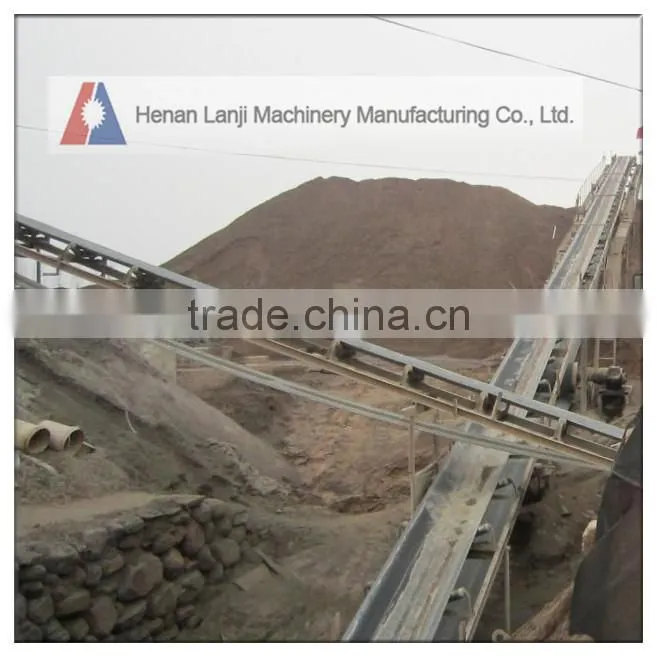 High capacity rubber conveyor belt