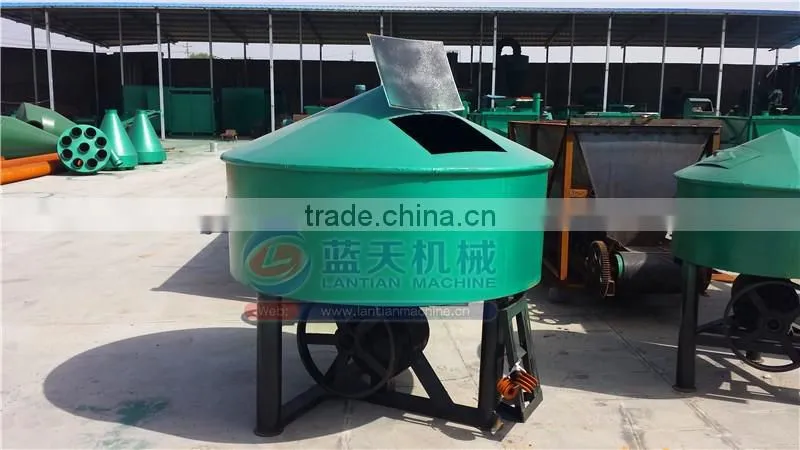 High efficient suitable for coal/charcoal/mineral powder wheel roller mixer