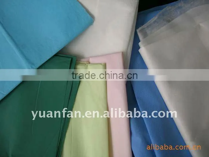 100% PP SPUNBOND NONWOVEN CLOTH WITH VARIOUS COLORS