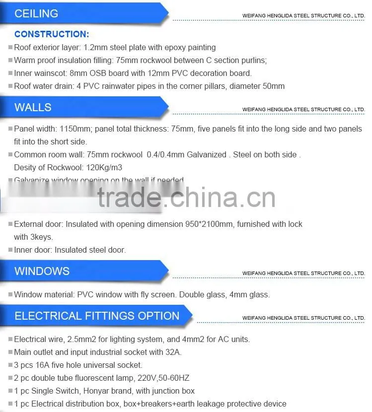 Professional customized plant pre-engineered container house