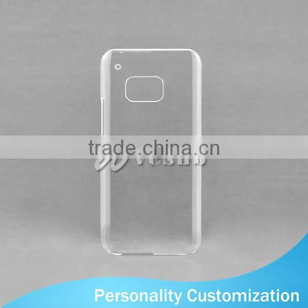 Wholesale Custom Design Light Weight Bulk 3D Clear Blank Sublimation Plastic Mobile Phone Case For HTC One M9