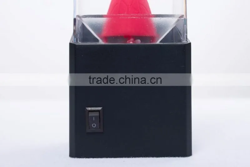 LED Colorful Crystal glass Lamp, Jellyfish Lamp/ Volcano Light/Flash Jelly Lamp