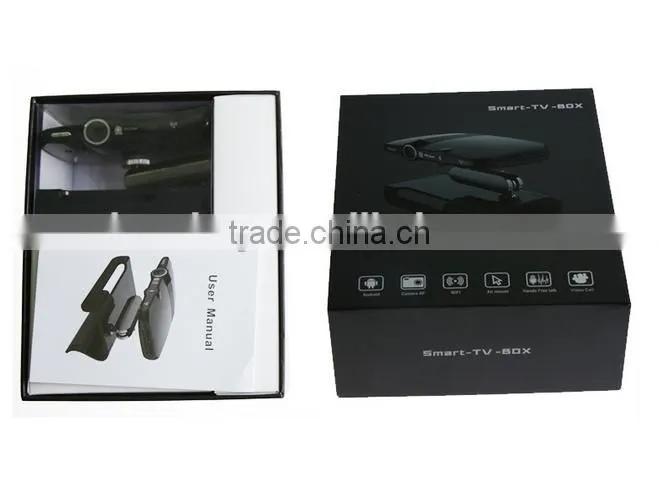 Hot-selling Android TV Box With 5.0 Camera OTT box 5.0MP Camera MIC Skype Quad Core H3 Allwinner Android TV Box