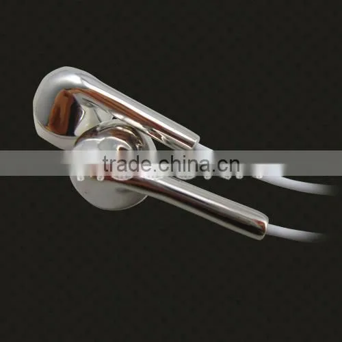 Luxury platinum plated in-ear headphones, genuine gold earphone for iPhone 7