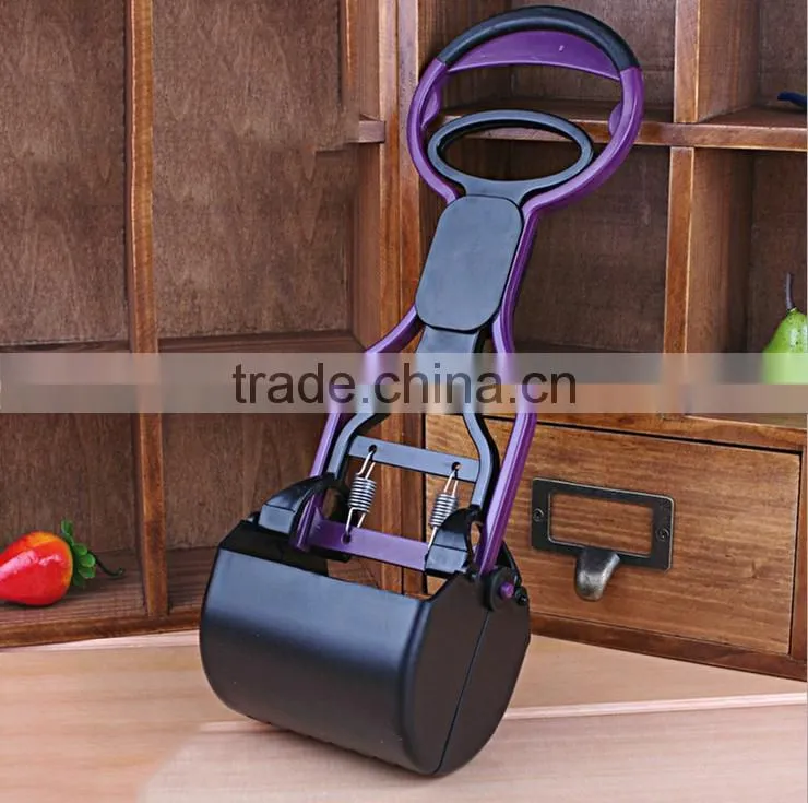 Easy Cleaning Pet Dog Cat Handle Convenient Poop Scooper Toilet Pickup Dejecta Sawtooth Edge Box Tool Clip