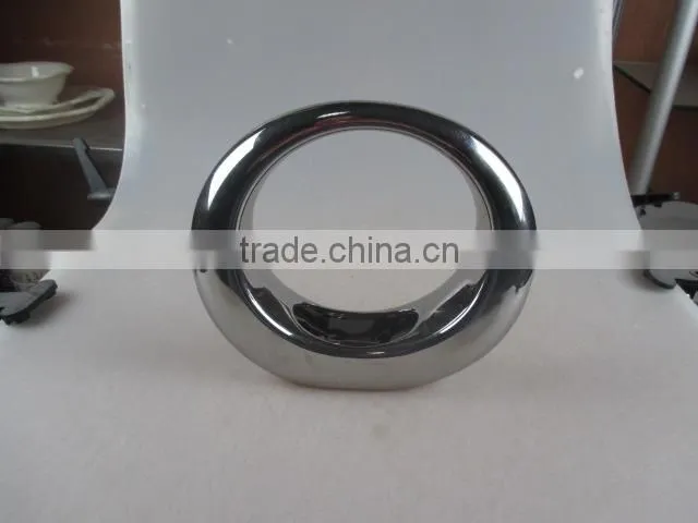 electroplated gold round ceramic vase