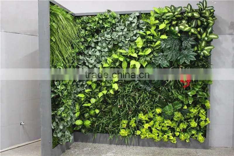 stickers home garden deco 200*200 cm indoor or outdoor artificial corner succulent green climbing plant wall Ezwq10 106