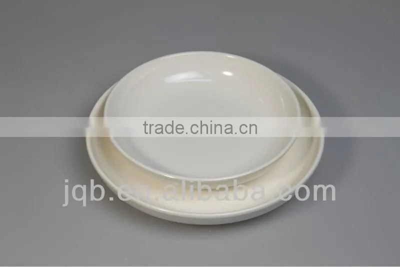 Big 3 compartment melamine plate