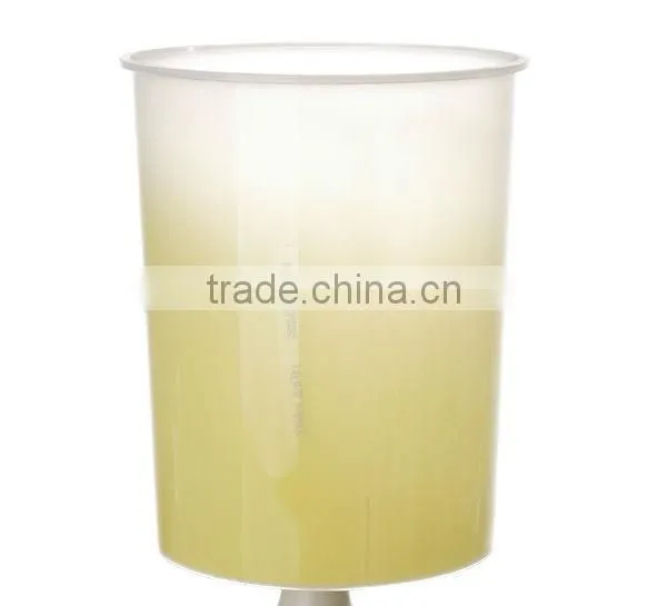 New item two-tone dustbin plastic garbage can