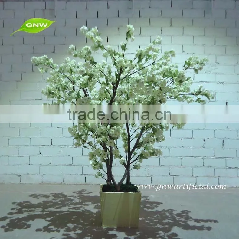 GNW BLS1507008 High quality indoor lighted pink cherry blossom trees for wedding