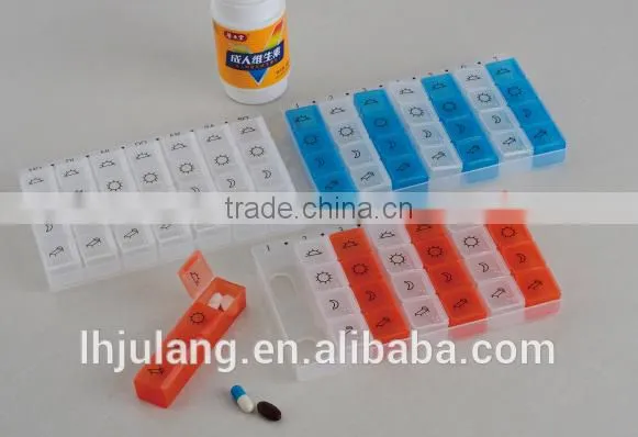 2017 Useful Plastic 28dayspill organizer / Plastic Monthly pill box