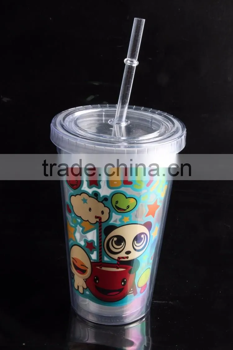 BPA free popular gift ps changing colors cups with OEM