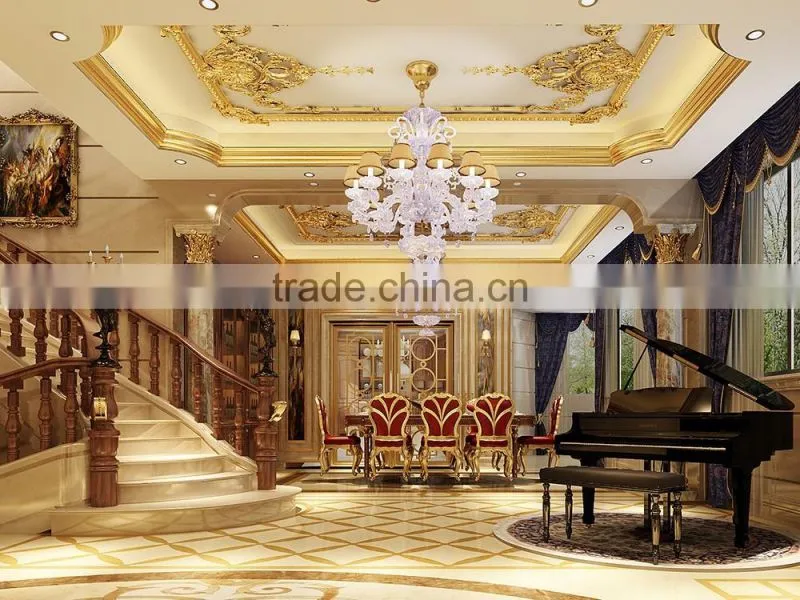 Classic Italian Style 3d Interior Design for Living Room of Noble House BF11-08283c