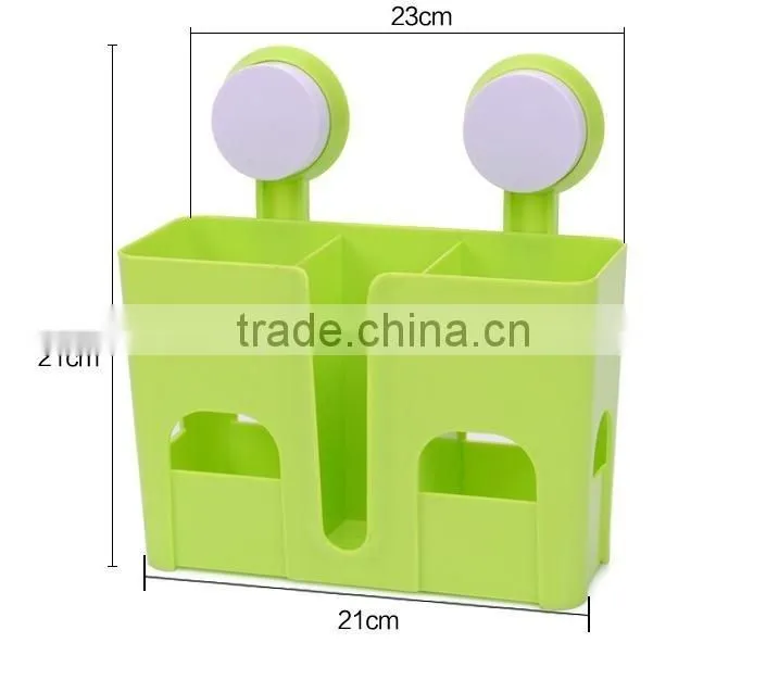 Vacuum suction cup kitchen chopsticks spoons frame/shelf/holder