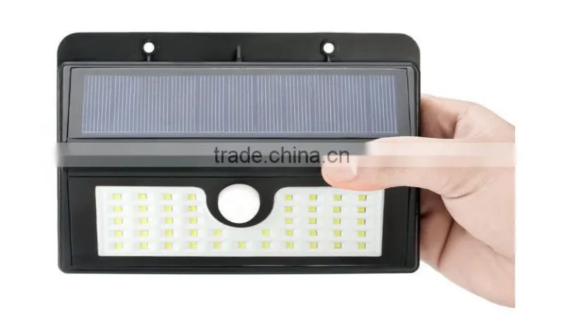 2017 new low price high qulity 45LED motion waterproof solar light for outdoor ,garden ,patio