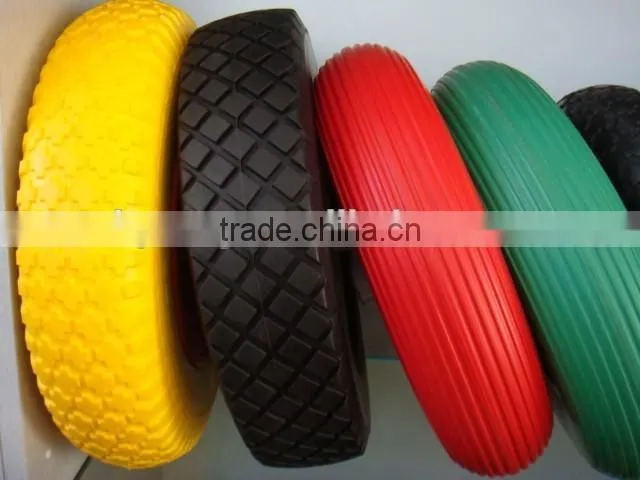 16'*4.00-8 PU FOAM WHEEL FP4008 WITH METAL RIM