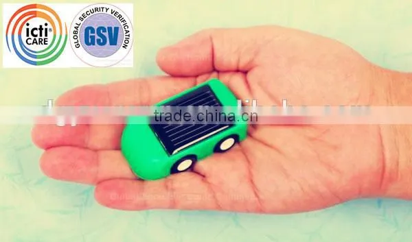 2015 new solar powered car min icar toy1Pcs_Fun and Installable_DIY Mini Solar_Car Toy supply from china ICTI factory