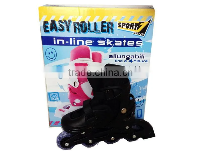 Sport roller flash light inline skate shoe