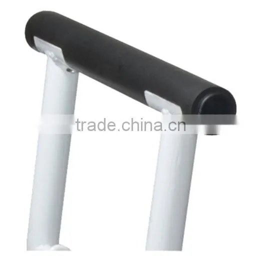 White Stand Alone Toilet Safety Rails Arms Support Toilet Armrests
