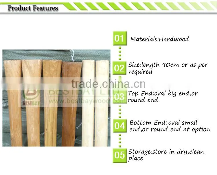 Cheap price high quality wood pickaxe handle,wood box handle