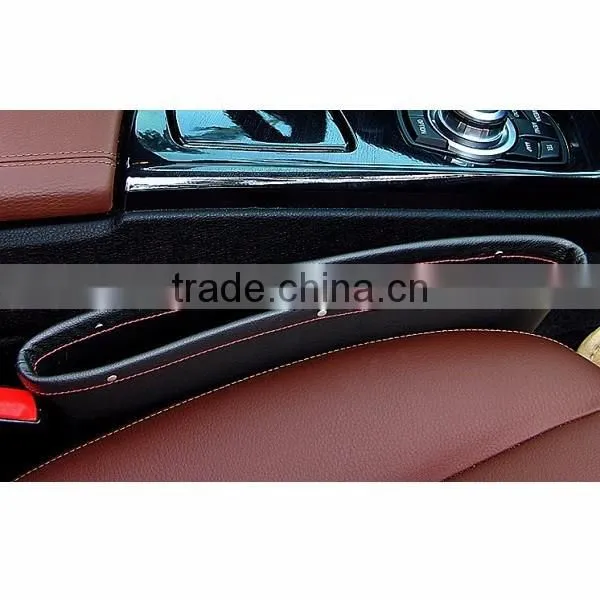 Premium PU Leather Seat Catch Car Seat Slit Pocket Organizer