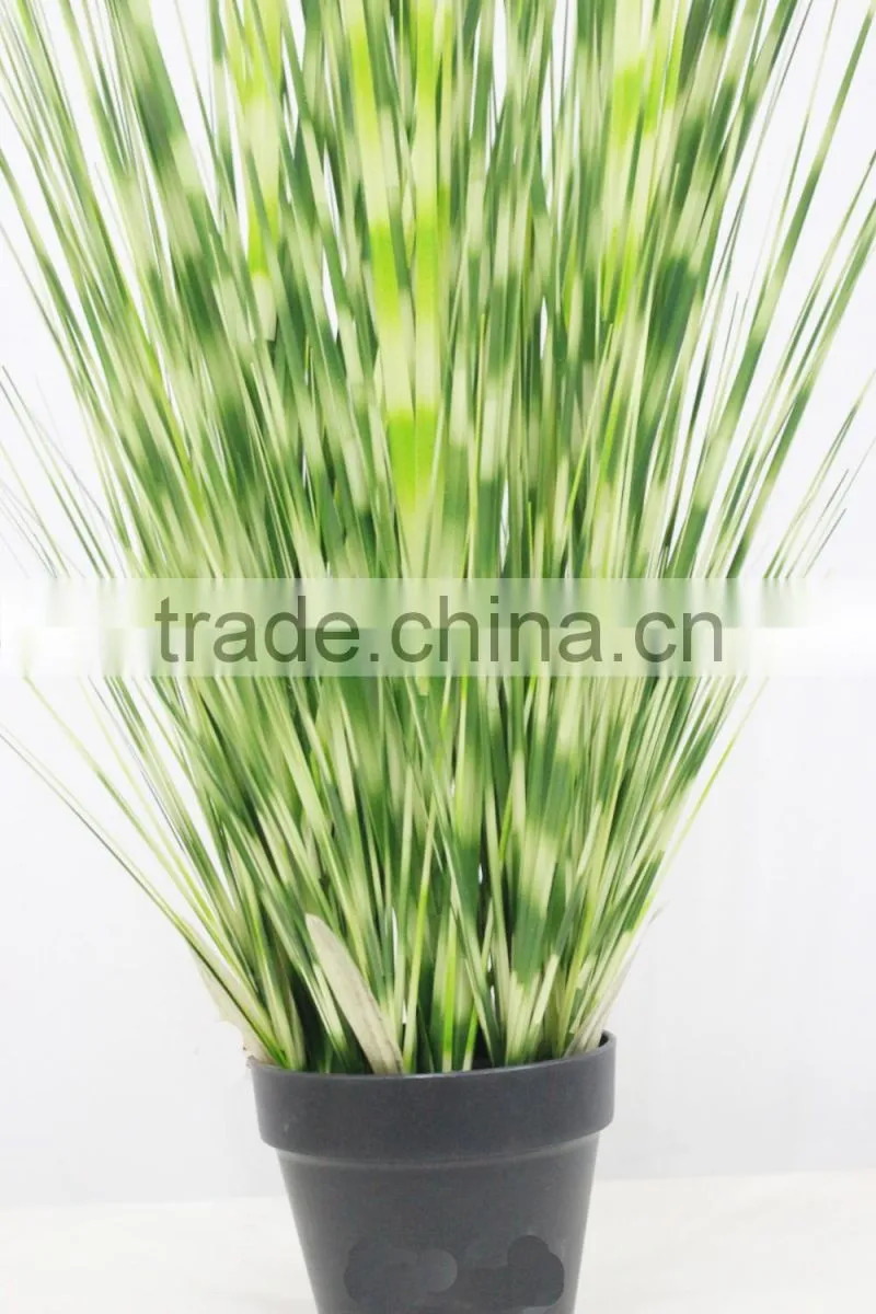 Wholesale artificial plants zebra onion grass in pot