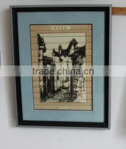 bamboo painting home decor