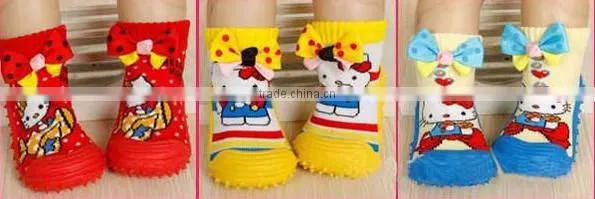 Shuoyang crochet booties free pattern infants socks with rubber sole soft cute baby sock shoes