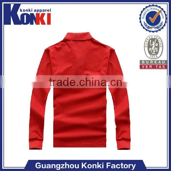 manufacturers oem branded long sleeve dry fit polo tshirt