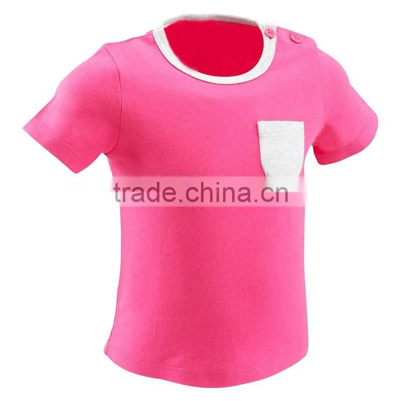 fashion pocket children t shirt new garment product