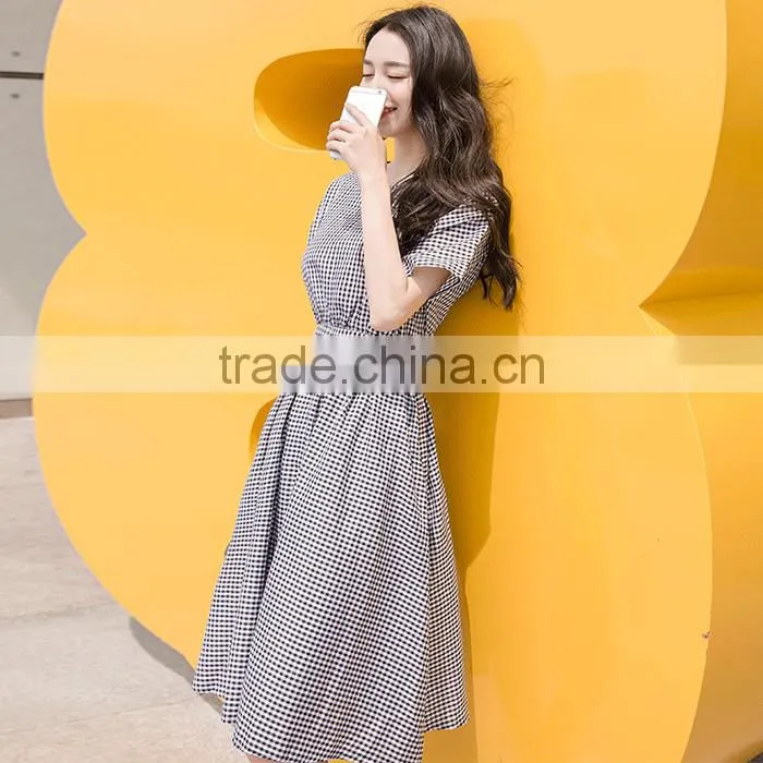 2017 The New Party Clothing Morden Women Dress With Short Sleevess