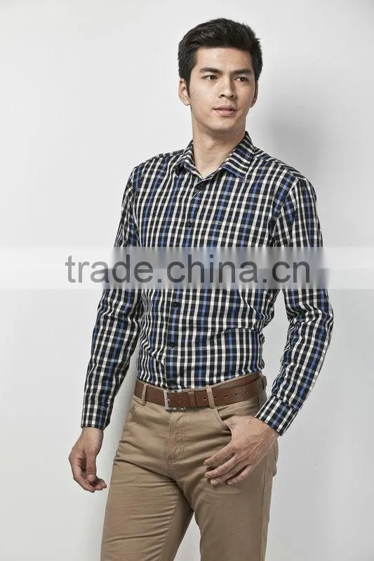 Classic Design Custom Men's Lapel Collar Formal Shirts