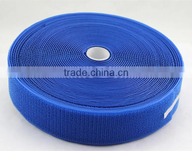 Black and White Nylon Un-napped Loop fastener tape with Higher Cycle Life